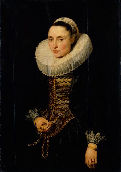 A Woman ca. 1618-1621 by Anthony van Dyck  (1599-1641)  Staatliche Kunstsammlungen Dresden Gal-Nr 1023D